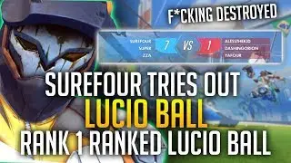 OVERWATCH RANK 1 LUCIOBALL RANKED PRO PLAYER!!! THE LUCIOBALL GOD