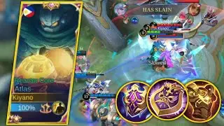 OVERPOWERED!! ATLAS! TOP PRIO ITEM ON FOR ATLAS? | MLBB