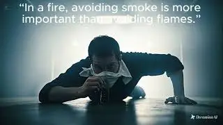 When an Apartment Fire Breaks Out, Don&rsquo;t Open the Front Door Unless You Know This! #SmokeEscape