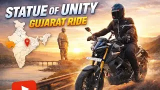 Statue of Unity Bike Ride 😱 | Gujarat Solo Adventure | paviiiirider 