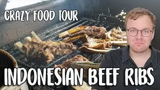 Indonesian Beef Ribs in Jakarta at Sop Konro Karebosi (KONRO BAKAR, DURIAN & OTE-OTE PORONG)