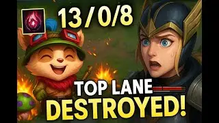 Teemo vs Quinn TOP LANE: 13/0/8 DARK HARVEST STOMP! 🔥 | Quinn Can&rsquo;t Play