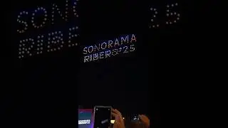 Show drones en Festival Sonorama Ribera 2025 by Flock Drone Art Studio