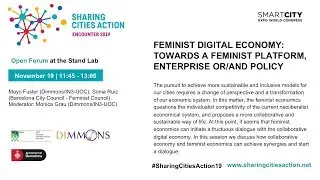 Feminist digital economy; towards a feminist platform, enterprise or/and policy