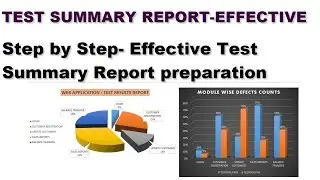 Software Testing Tutorials | How to Prepare Test Summary Report