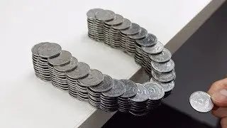 How to Build Amazing Balancing Bridge out of Coins Without Glue