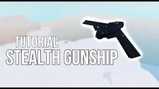 The coolest Stealth Gunship Tutorial l Plane crazy l Roblox
