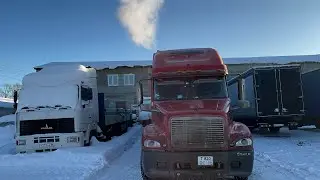 Freightliner, справляется с морозами 🥶