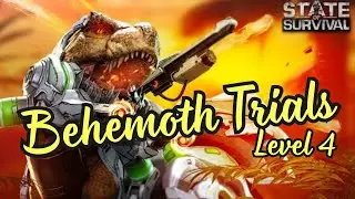 State of Survival Tutorial Gameplay - Behemoth Trials Challenge Level 4