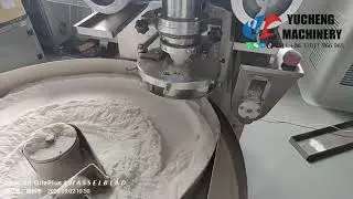Turntable Flour Coating Mochi Machine