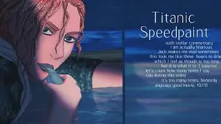 Drawing a Random Movie Scene - Titanic Speedpaint