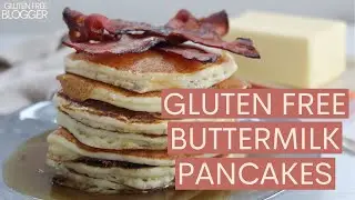 HOW TO MAKE GLUTEN FREE PANCAKES (Fluffy Buttermilk Pancakes)