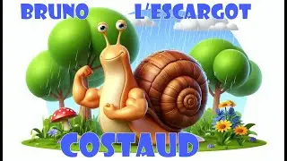 Bruno, l'escargot costaud et ses aventures incroyables !