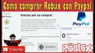 CÓMO COMPRAR ROBUX CON PAYPAL - ROBLOX