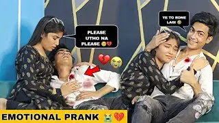 Hole In My Heart 😰 Prank On Girlfriend ( Gone Extremely Emotional 😭 ) | Justin Romio