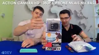 Распаковка Action Camera HD 1080P и телефона Mlais MX base