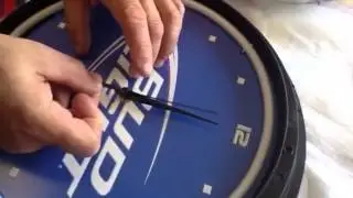 How to repair a detached second hand on a neon clock from Neonetics