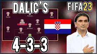 Replicate Zlatko Dalic's 4-3-3 Croatia Tactics in FIFA 23 | Custom Tactics Explained