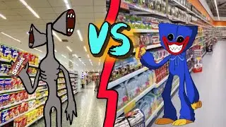 Skittles MEME: Siren Head VS Huggy Wuggy *monster version*
