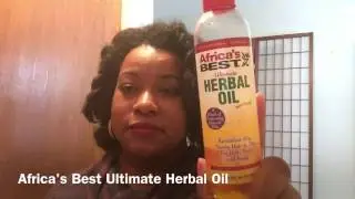 How to Pre-Poo/Hot Oil Treatment With African's Best Ultimate Herbal Oil