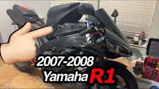 2007-2008 Yamaha R1 Gas Tank & Air Box Filter Removal