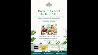 Back to School, Back to Me | The Garden Concept event on Sept. 14, 2022 | Dubai, UAE