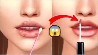 ASMR Chemical peeling skin on the face | Dermaplaning skincare treatment animation