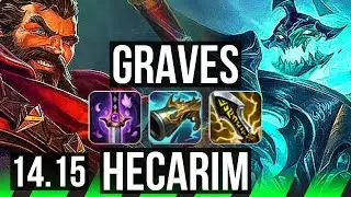 GRAVES vs HECARIM (JGL) | 19/2/10, Rank 6 Graves, Legendary | BR Challenger | 14.15