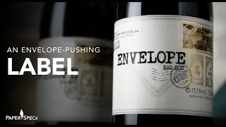 PaperSpecs.com | Paper Inspiration #356: Ribeiro Santo Envelope Wine Label