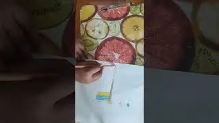 ukraine 🇺🇦 Flag #ukraine  #ukrainefootage  #flag  50 countary flag making videos 4/50