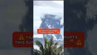BREAKING NEWS!!!🌋 TAAL VOLCANO ERUPTS: Ash Cloud Soars 2,000 Meters High!#TaalEruption2025