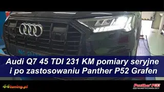 Dodatek do oleju Panther P52 Grafen - nowe Audi Q7 45 TDI + 160 Nm przy 1600 obrotach + 21 KM