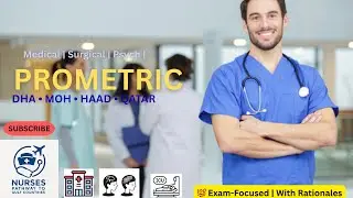 Latest Prometric MCQS | real exam Scenario with Rationales | Medical, Surgical, psych |MOH Gulf Exam