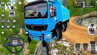 INDIAN TRUCK DRIVING BUS SIMULATOR INDONESIA MOUNTAIN ROAD BHARAT BENZ TRUCK DRIVING 