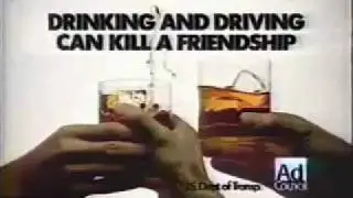 Drunk Driving PSA - Crashing Glasses (1983)