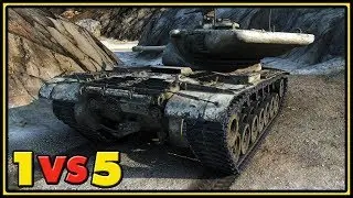 T57 Heavy - 12 Kills - 1 VS 5 - World of Tanks Gameplay