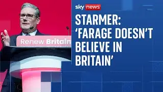 Prime Minister puts focus on Farage in party conference speech