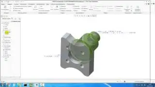 Видеоурок Creo Parametric 3.0 Чертеж цапфы.
