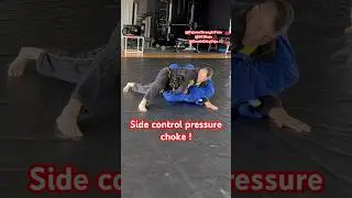 Side control pressure choke #bjj #jiujitsu #choke #pressuretest #sidecontrol #tapout #submission