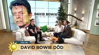 Fredrik Strage om David Bowies liv - Nyhetsmorgon (TV4)