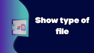 Show type of files in windows