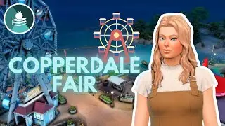 VISITING THE COPPERDALE FAIR 🎡🎢 | The Sims 4 Highschool Years: Let's play