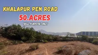 50 Acres Open plot | Only Sell | Khalapur Pen Road touch | 8652601787 #khalapur #plotsell 