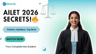AILET 2026 - Dates, Pattern, Eligibility | Income & College, etc | Class 12 Students | by Dharvia