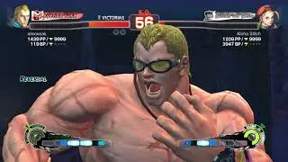 Ultra Street Fighter Moless vs Alexweak