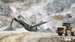 Crawler type mobile stone crusher plant, mobile crusher plant