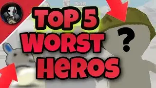 TOP 5 of WORST heroes in milkchoco online fps |
