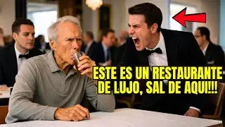 Mesero Humilla a Clint Eastwood Sin Saber Que es Millonario