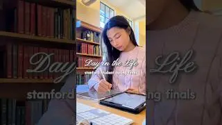 Day in the Life of a Stanford Student During Finals‼️ #collegelife #studywithme #studytips #vlog