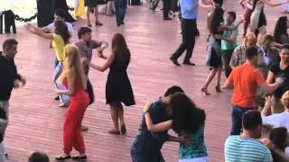 Salsa dance @ Gorky Park, Moscow